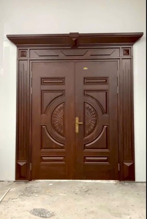 Cửa thép vân gỗ GSD 2 cánh