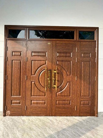 Cửa thép vân gỗ GSD 4 cánh