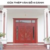 Cửa thép vân gỗ GSD 4 cánh