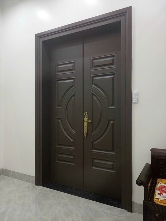 Cửa thép vân gỗ GSD 2 cánh