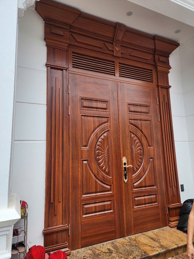 Cửa thép vân gỗ GSD 2 cánh