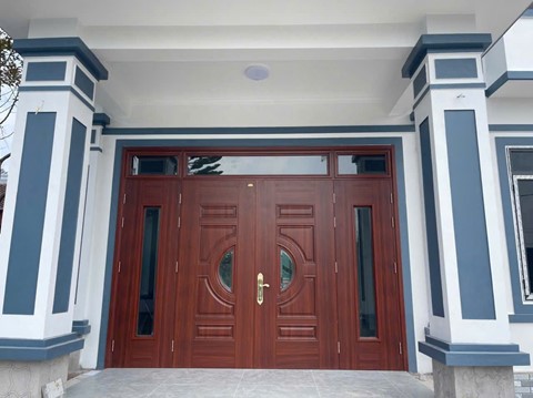 Cửa thép vân gỗ GSD 4 cánh